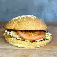 Бургер с куриной котлетой в Chilli grilli
