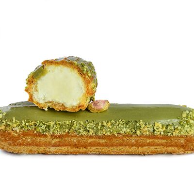 Эклер с фисташкой в Кусай эклер по цене 286 ₽