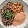 Котлетки из индейки с гречкой и грибами в Mash по цене 795