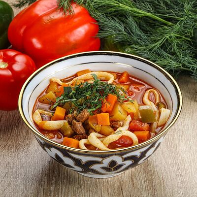 Лагман домашний в Чайхана Плов N1 по цене 485 ₽