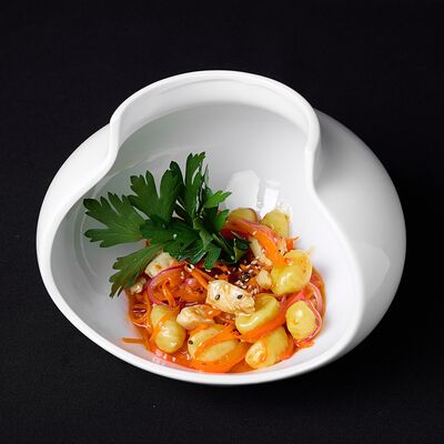 Ньокки в азиатском стиле с цыпленком в Эндорфин по цене 650 ₽