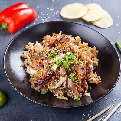 Честный Вок рис с цыплёнком в SushiDays по цене 309 ₽