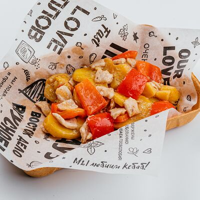 Свинина в кисло-сладком соусе в Плов Хауз по цене 309 ₽