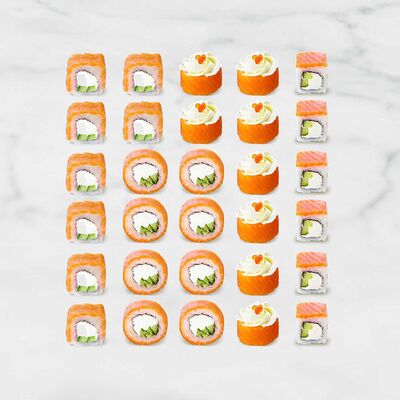 Набор Филадельфия в Суши до по цене 3172 ₽