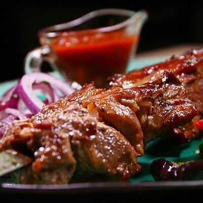 Шашлык из говядины в Пхали-Гали по цене 900 ₽