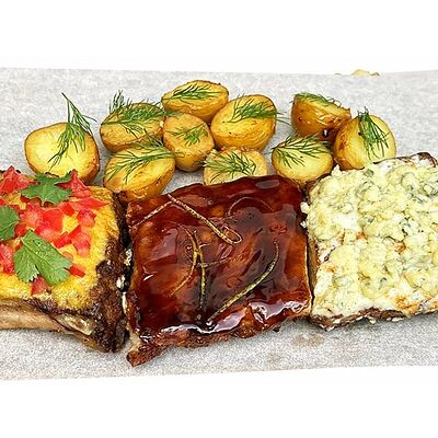 Свиные ребра ассорти в Золотая вобла по цене 1200 ₽