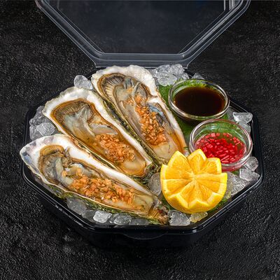 Устрица Императорская с сальсой (3 шт) в Bluefin по цене 1860 ₽