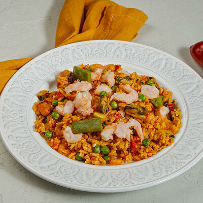 Паэлья с креветками и мидиями в Милти по цене 320 ₽