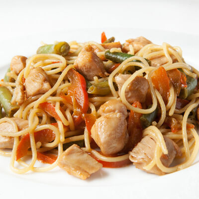 Сомен с курицей в Фитнес меню по цене 615 ₽