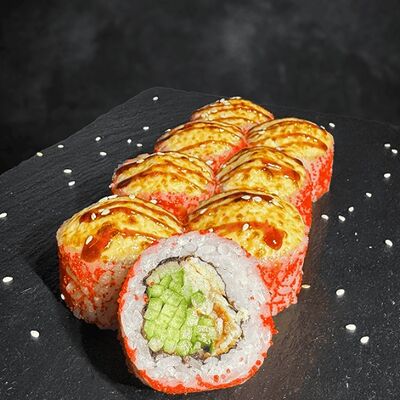 Запеченная Калифорния с угрем в Красная рыба по цене 735 ₽