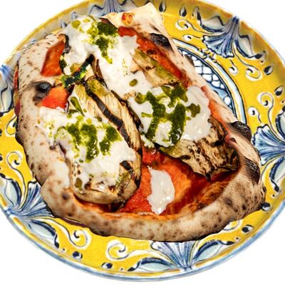 Фокаччина с баклажанами в Mama Roma по цене 587 ₽