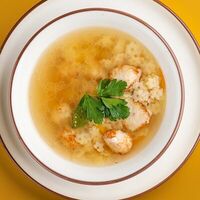 Суп с фрикадельками в T-Cafe