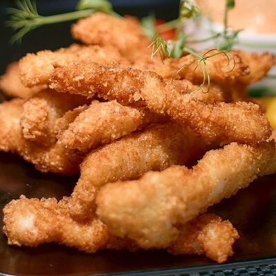 Кальмар в темпуре с соусом кимчи в Маск по цене 750 ₽