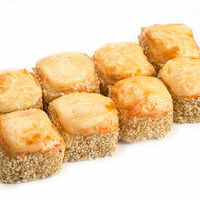 Запеченный окунь ролл в Леди суши