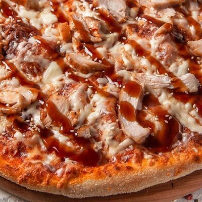 Пицца Терияки в Одно мясо по цене 890 ₽