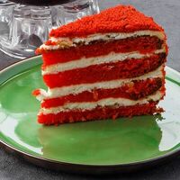 Мандариновый тортв First House Burger