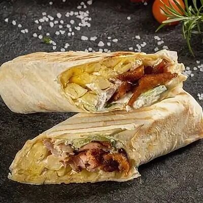 Сувлак в лаваше с корейкой в Шашлычная наУглях по цене 420 ₽