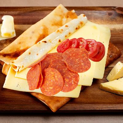 Блин Пепперони-сыр-томат в Да! Блин по цене 299 ₽