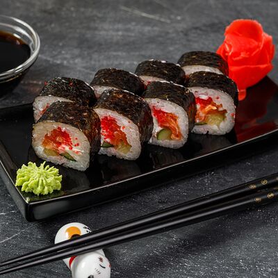 Ролл фирменный Сливочный лосось в Sushi Pizza Top по цене 579 ₽
