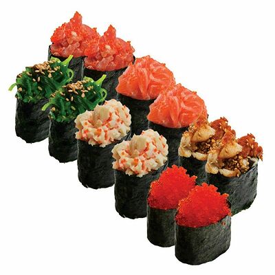 Гункан с лососем в Roll Street по цене 175 ₽