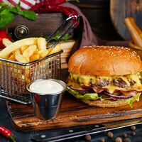 Комбо Шефбургер premium в Escobar Burgers Tako & Buritto Premium