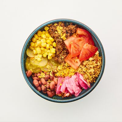 Бургер боул в Poke & Bowl по цене 490 ₽