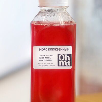 Морс клюквенный в oh my toast по цене 190 ₽