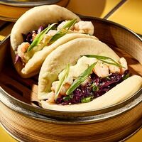 Бао открытые с креветками в Bao