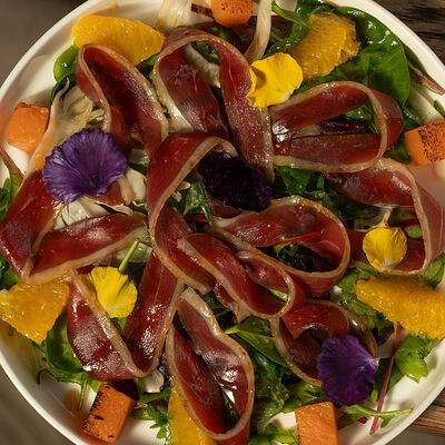 Вяленая утка с тыквой в Harvey & Monica по цене 900 ₽