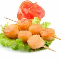 Шашлычки из морского гребешка в Олимпик