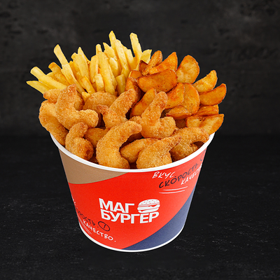 24 креветки и Фри б и Дер б в Магбургер & Братья Караваевы по цене 1925