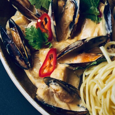 Паста с морепродуктами в Терраса по цене 1490 ₽