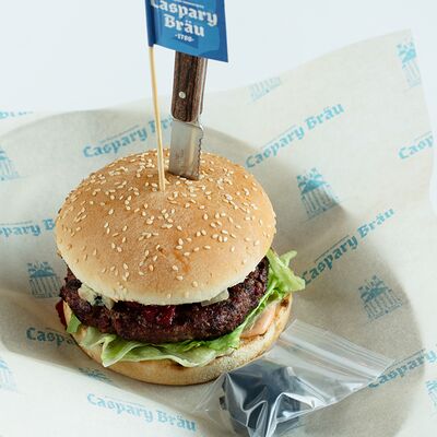 Бургер Вишневый Ганс в CASPARY BRAU по цене 700 ₽