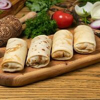Блинчики с ветчиной и сыром в Семейная пекарня