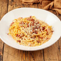 Спагетти Карбонара в Сыроварня