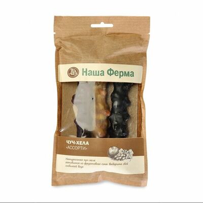 Чурчхела с грецким орехом, ассорти Наша Ферма Северный Кавказ в Азбука Вкуса Экспресс Меню по цене 395 ₽