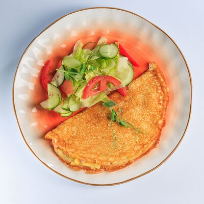 Омлет с ветчиной и сыром в Семейный ресторан Tiki&Taki по цене 450 ₽