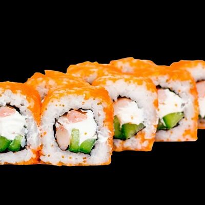 Ролл Калифорния с креветкойв Sushi & Pizza Момент по цене 600 ₽