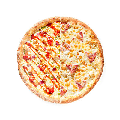 Пицца Курица Терияки и Ветчина и сыр в Алло! Пицца по цене 1139 ₽