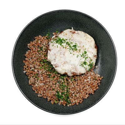 Бифштекс с гречкойв Мистер лим по цене 410 ₽