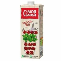 Сок Моя семья Вишня в Мята Food