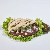 Бургер Вагю в листьях в #FARШ