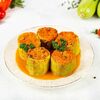 Кабачки, фаршированные овощами в У Палыча. С пылу, с жару! по цене 836