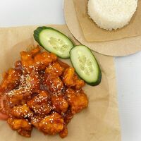 Рис с курицей в кисло-сладком соусе по-корейски в Toshaa