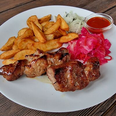 Шашлык из свинины в Пельмэн по цене 675 ₽