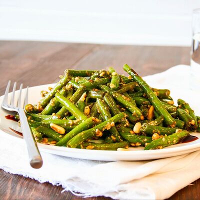 Фасоль жареная с лукомв Кафе калитка по цене 90 ₽