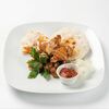 Шашлык из цыплёнка с салатом, соусом, маринованным луком и питой в Матрешка по цене 580