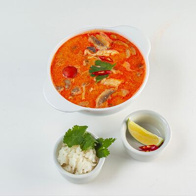 Суп Том ям острый с куриной грудкой в СитиФокс по цене 831 ₽