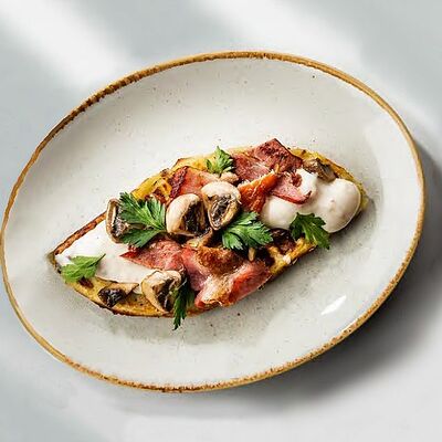 Картофельные вафли с беконом в Кэрри по цене 310