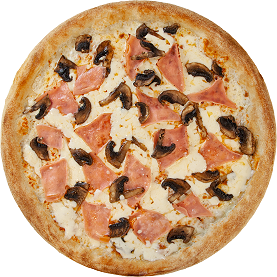 С грибами и ветчиной в ПиццаЁлы по цене 695 ₽
